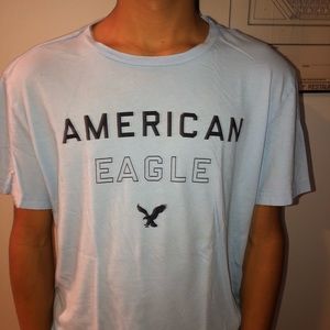 Light blue AE t shirt